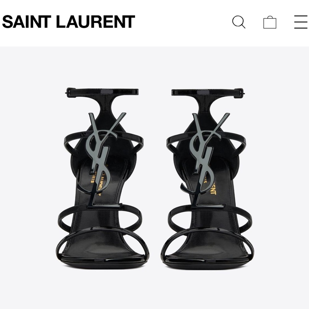 YSL Cassandra Strap heels